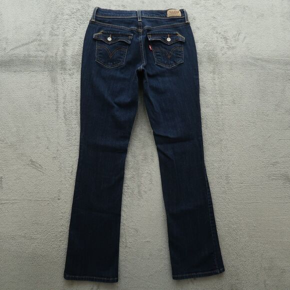 Levi's 515 Jeans Womens Size 4M Blue Mid-Rise Bootcut Denim 30.5" Inseam Stretch - Picture 1 of 16